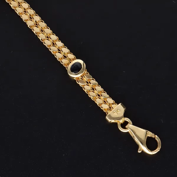 14ct Gold Sapphire Bracelet