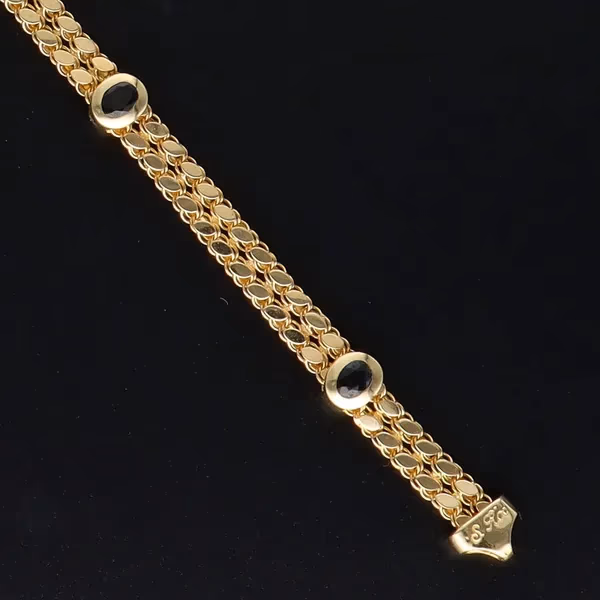 14ct Gold Sapphire Bracelet