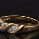 9ct Gold Diamond Ring