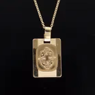 9ct Gold Pisces Pendant