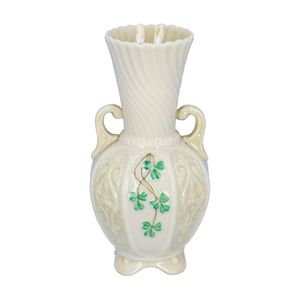 Belleek Shamrock Vase