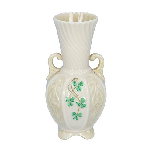 Belleek Shamrock Vase image-1