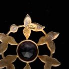 Early 20th Century 9ct Gold Amethyst and Seed Pearl Pendant
