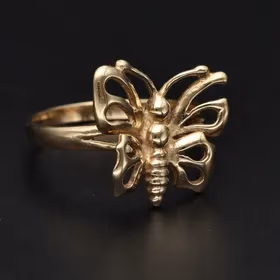 9ct Gold Butterfly Ring