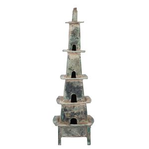 Song Dynasty Bronze Model of a Watchtower