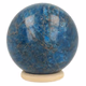 Blauwe apatiet bol 66 mm - 360° presentation