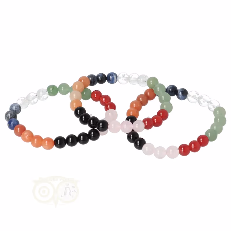 Chraka kleuren armband kopen - Edelstenen Webwinkel - Webshop Danielle Forrer
