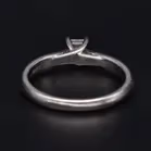 Platinum Princess Cut Diamond Ring