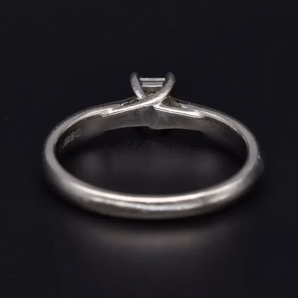 Platinum Princess Cut Diamond Ring