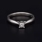 Platinum Princess Cut Diamond Ring