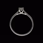 Platinum Princess Cut Diamond Ring