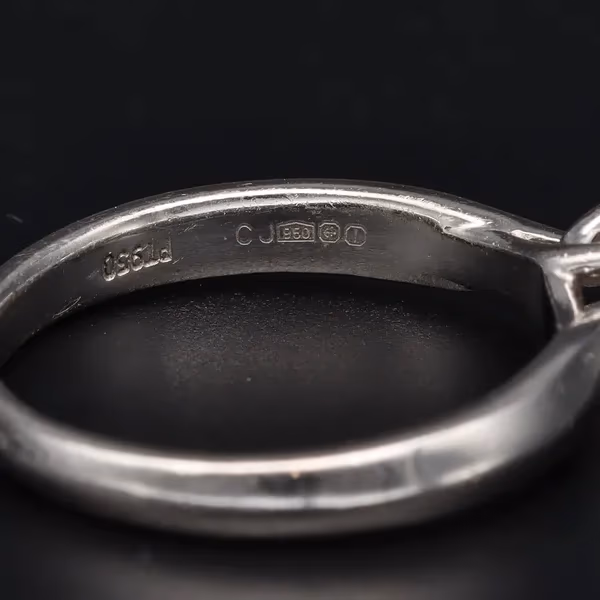 Platinum Princess Cut Diamond Ring