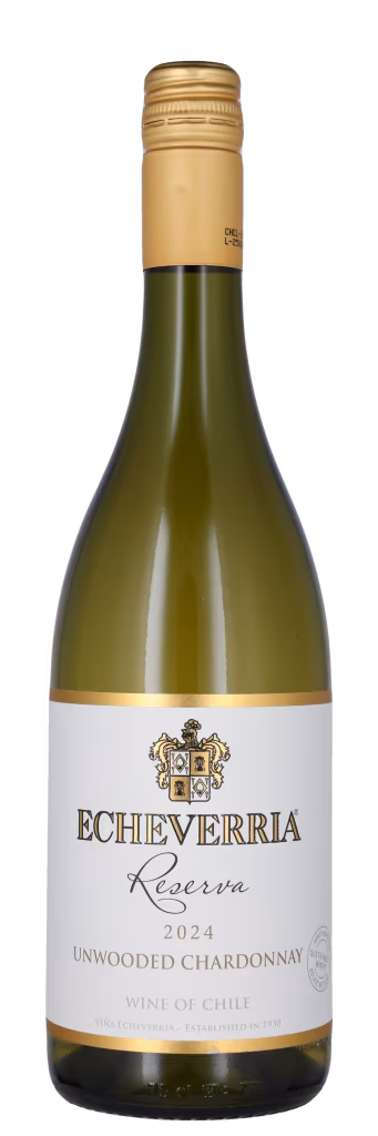 CHARDONNAY RESERVA, UNWOODED Curico Valley, Vina Echeverria