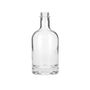 375ml Flint (Clear) Nordic Spirits Round Glass Bottle - 28-400 Neck - 360° presentation