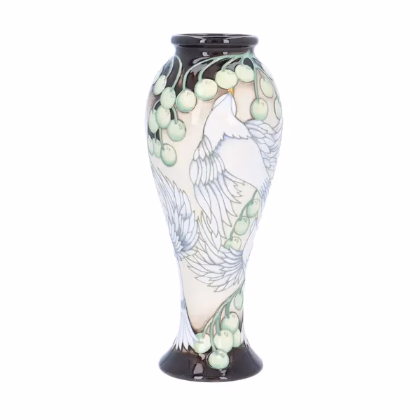Moorcroft Dove of Peace Trial Vase