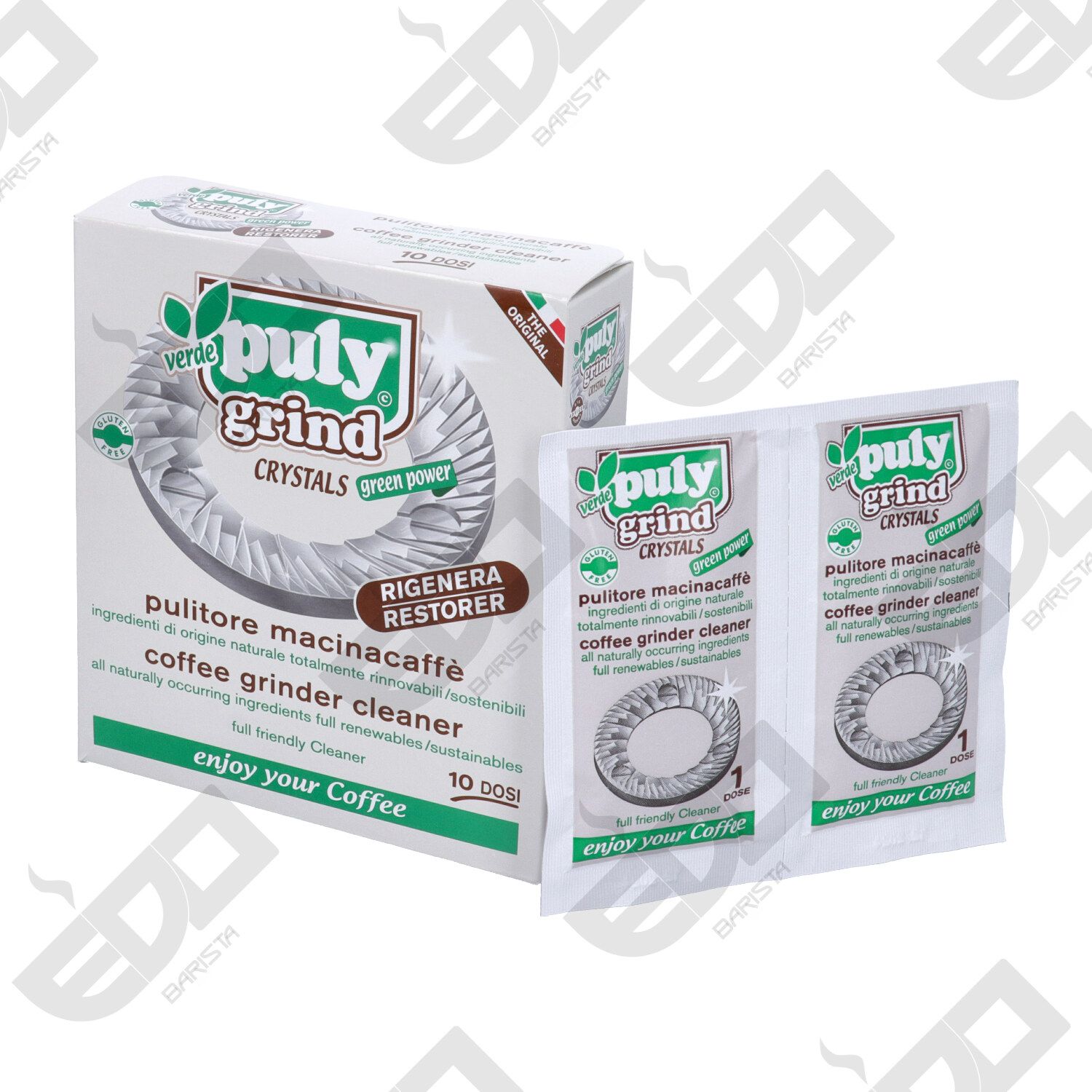 scatola da 120 bustine Puly Caff Plus: Detergente Plus Macchina espresso,  gruppo erogatore, vasellame, teiere