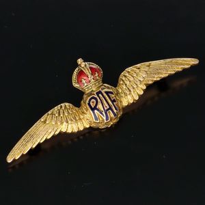 Early 20th Century 9ct Gold RAF Sweetheart Brooch