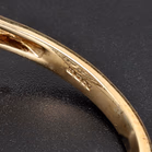 9ct Yellow Gold Diamond Whirlpool Design Ring
