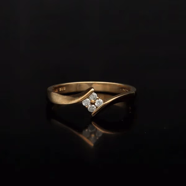 9ct Gold Diamond Ring