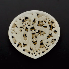 Chinese Ming Dynasty Jade Dragon Plaque