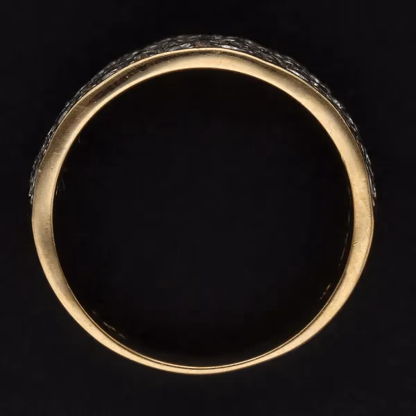 9ct Gold Lattice Diamond Ring