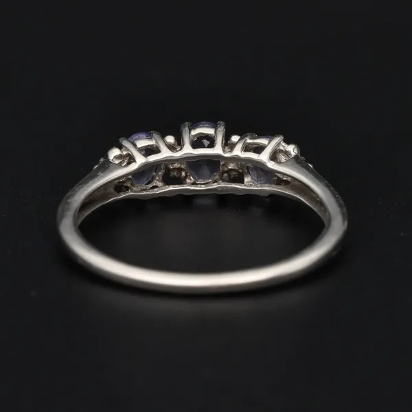 Gold Tanzanite Diamond Ring