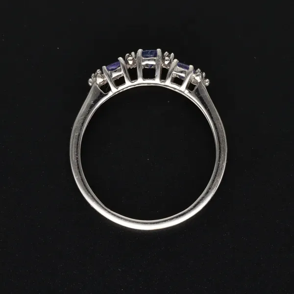Gold Tanzanite Diamond Ring
