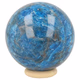 Blauwe apatiet bol 59mm - 360° presentation