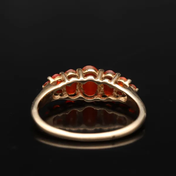 9ct Gold Fire Opal Ring