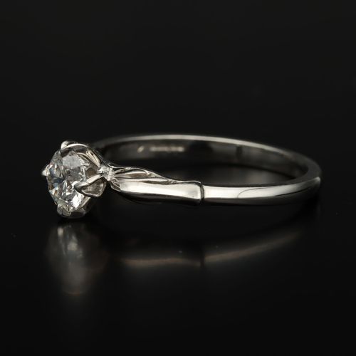 Vintage Solitaire Diamond Ring image-3