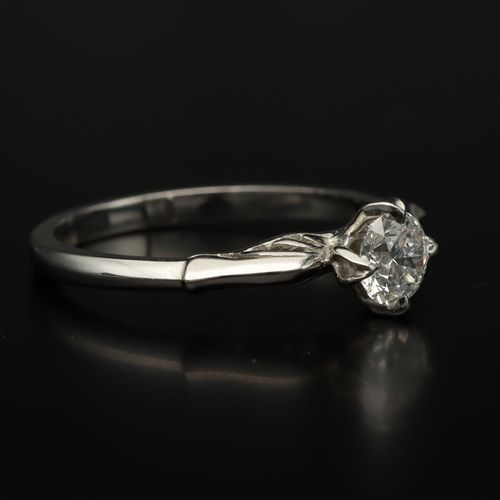 Vintage Solitaire Diamond Ring image-1