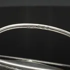 Rare Edwardian Silver Goose Menu Holder