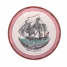 Adams Pottery Ship Caroline Punch Bowl