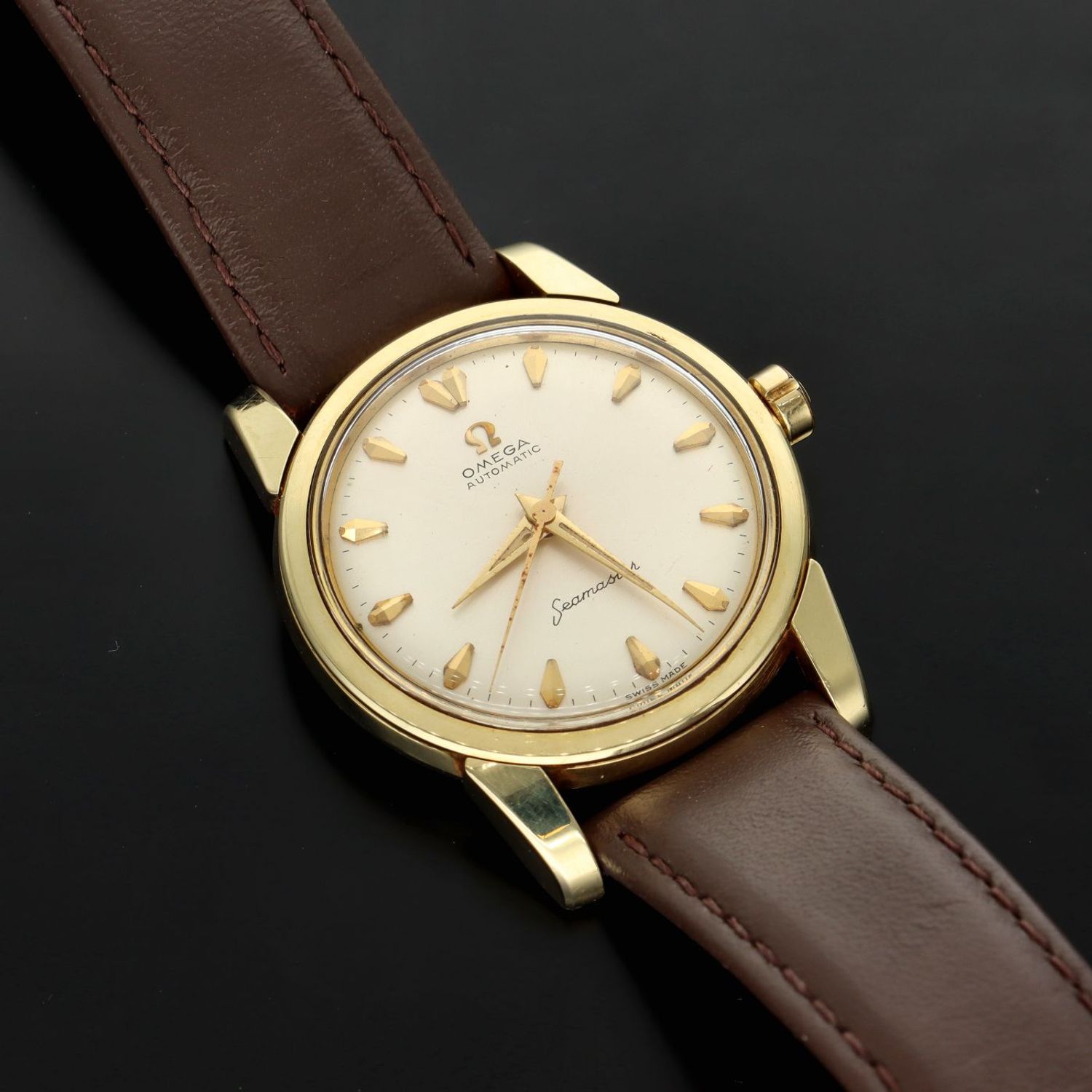 Omega automatic seamaster online gold