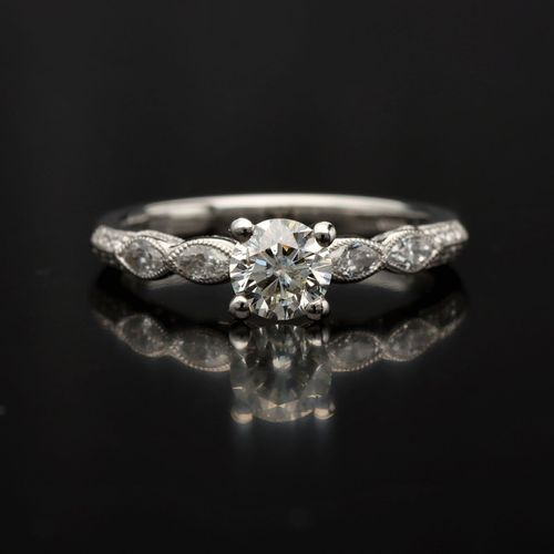 Platinum Diamond Ring image-6