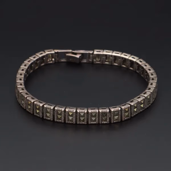 Silver Marcasite Bracelet