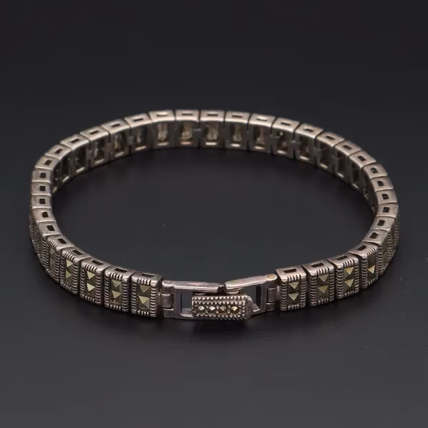 Silver Marcasite Bracelet