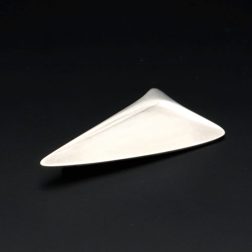 Georg Jensen Silver Boat Sail Brooch image-2