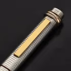 Vintage Silver Cartier Trinity Oval Fountain Pen