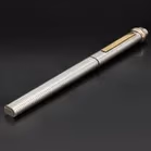 Vintage Silver Cartier Trinity Oval Fountain Pen