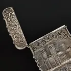 Victorian Nathaniel Mills Silver CastleTop York Minster Card Case