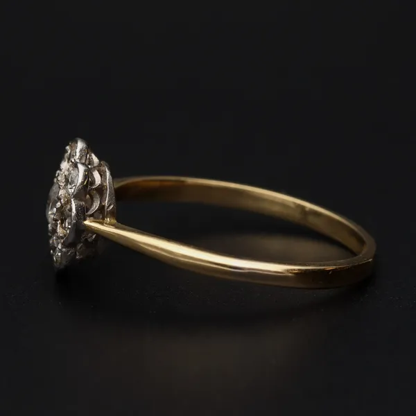 18ct Gold Diamond Cluster Ring