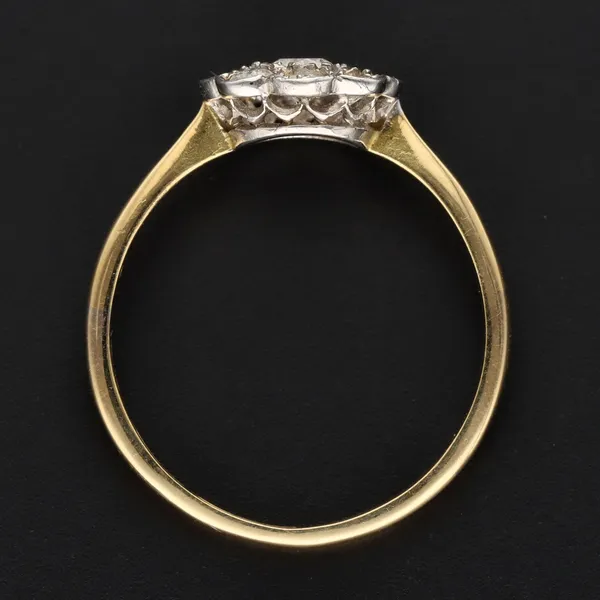 18ct Gold Diamond Cluster Ring