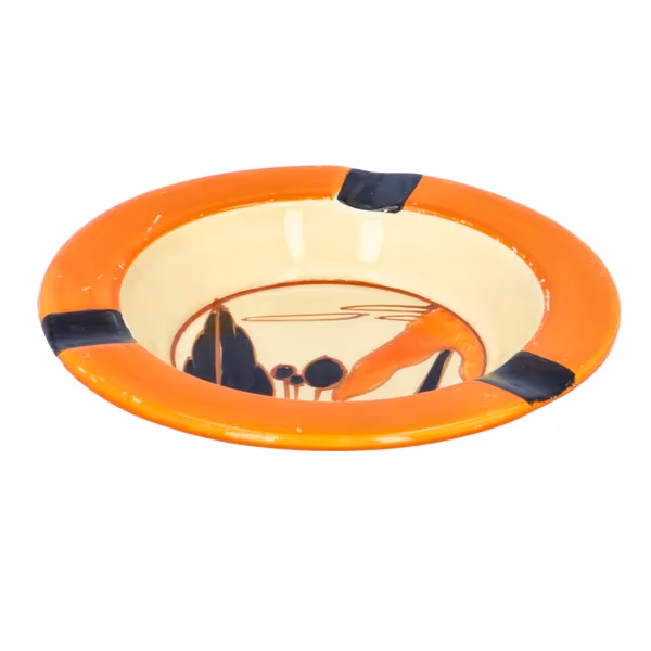 Clarice Cliff Tree and House Ashtray
