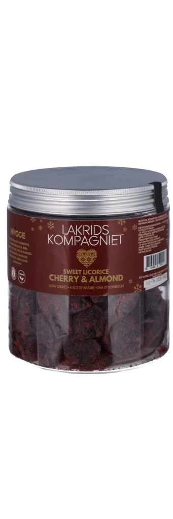 500 JULELAKRIDS MANDEL OG KIRSEBÆR LakridsKompagniet