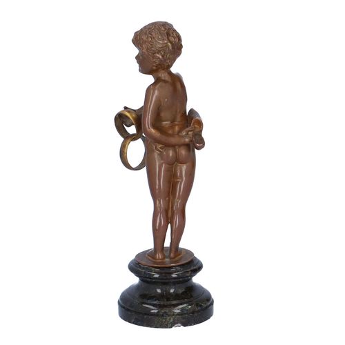 Early 20th Century Brown Patinated Cabinet Figure image-4