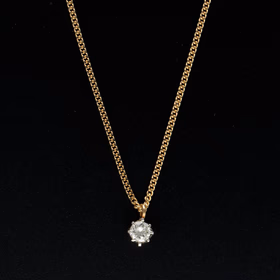 18ct Gold Diamond Pendant