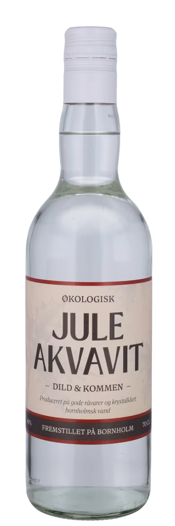 ÅRETS JULEAKVAVIT ØKO 40% Dild og kommen Akvavit, Snaps Bornholm