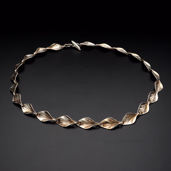 Vintage Danish Sterling Silver Necklace