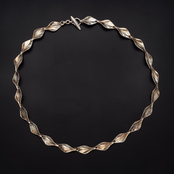 Vintage Danish Sterling Silver Necklace